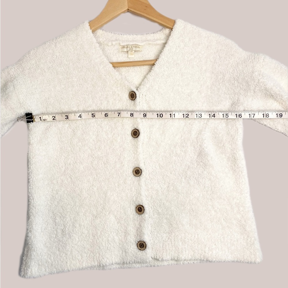 Chelsea & Violet Cream Button-Up Cardigan - Picture 8 of 10